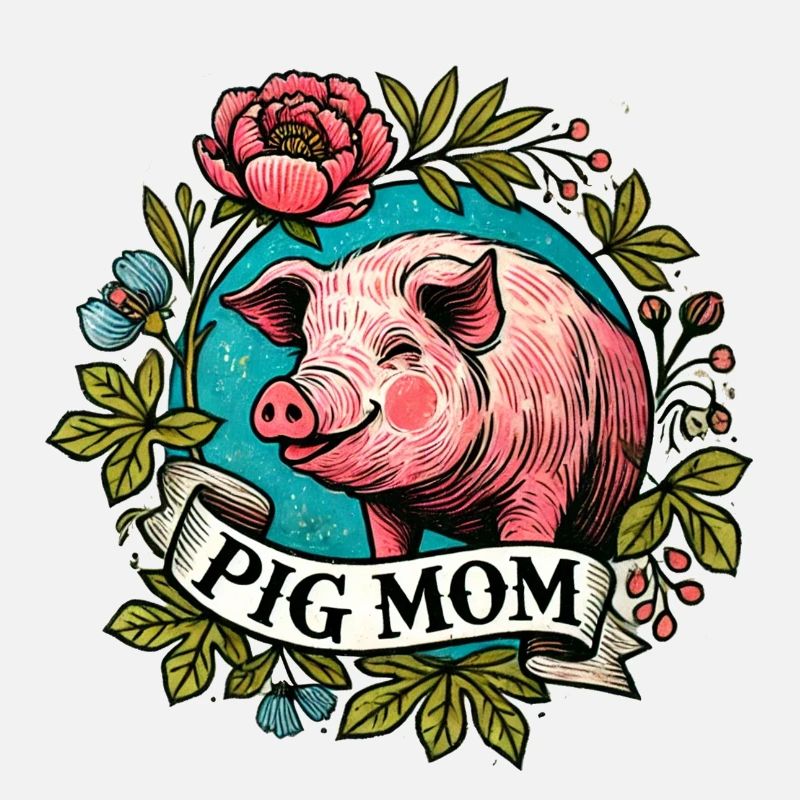 Maman cochon ventru