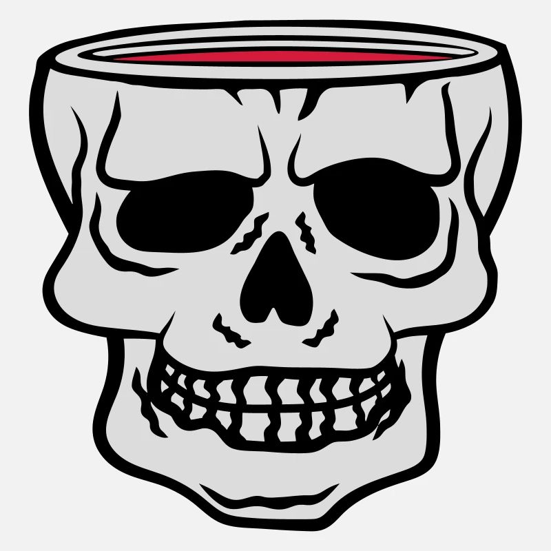 Becher Totenkopf Horror Halloween