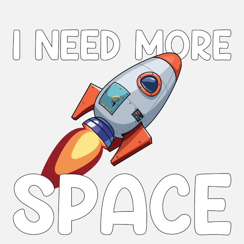 Cadeau de citation de l’univers spatial de fusée