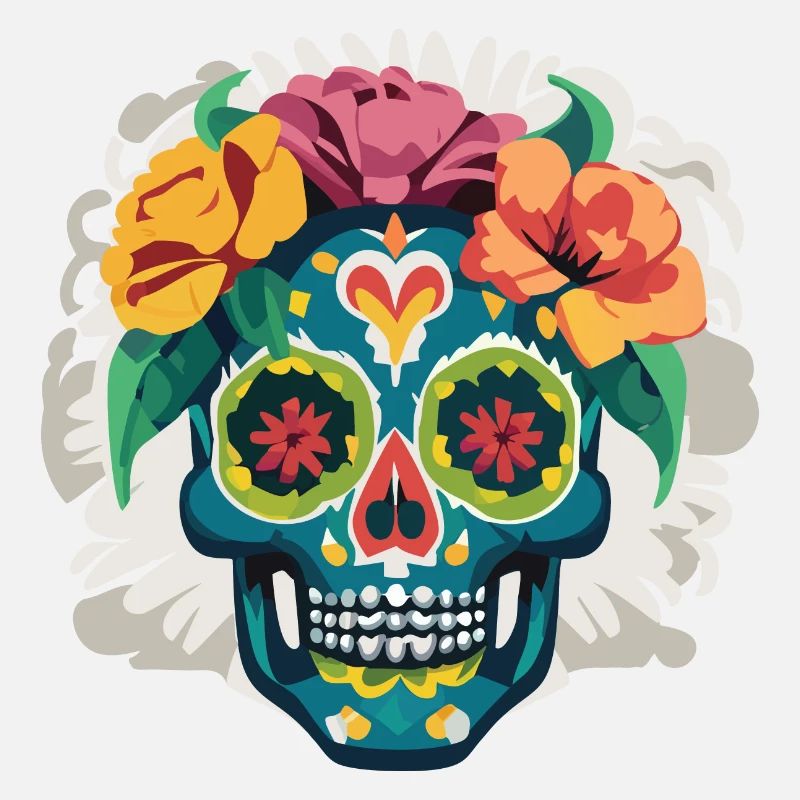 Calavera - Crâne coloré