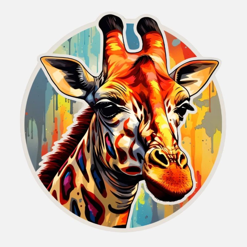 Tête de girafe