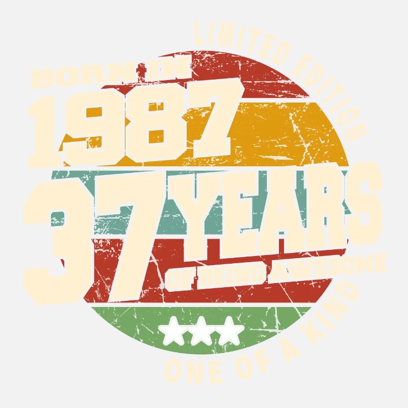 1987 Vintage Retro Classique 37 ans