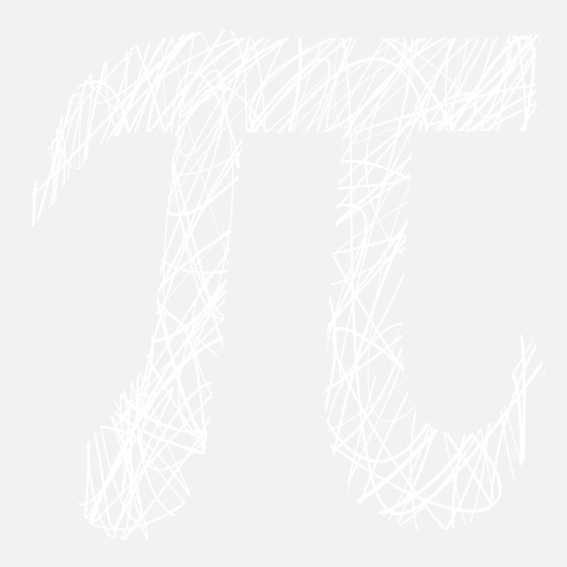Pi Circle Number Idée cadeau griffonnée grecque
