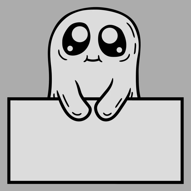 Ghost Shows Shield Cartoon