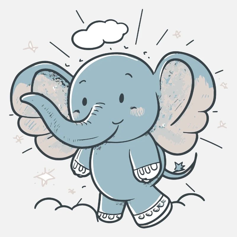 Mignon petit éléphant