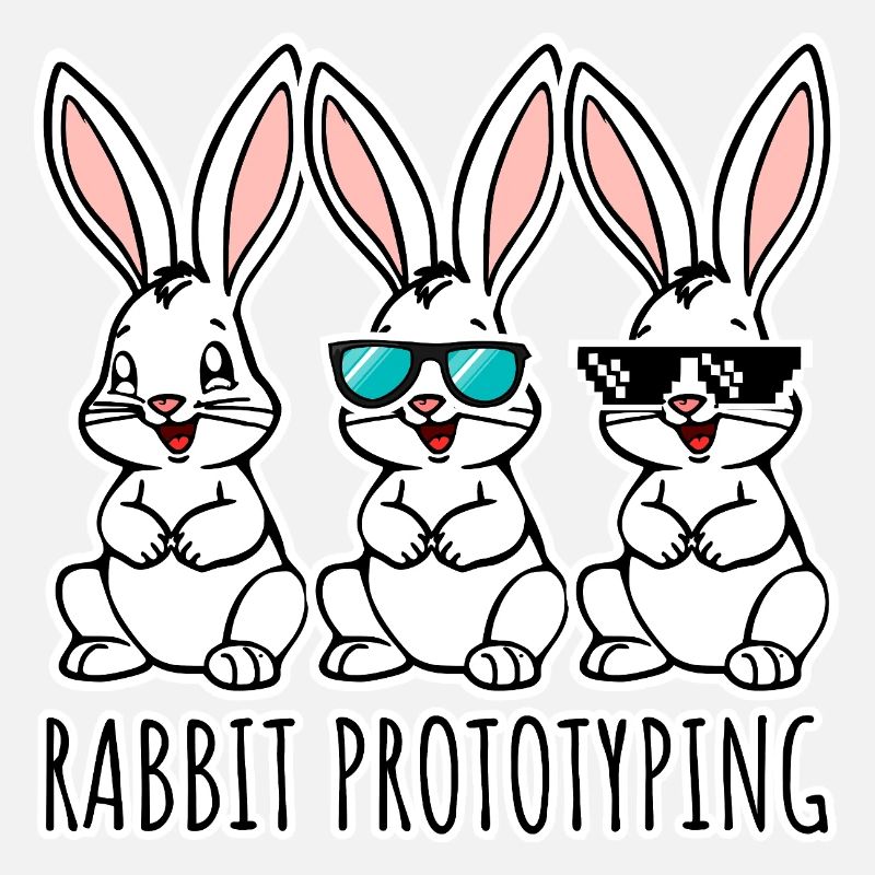 Rabbit Prototyping CAD Bunnies from the 3D Printer