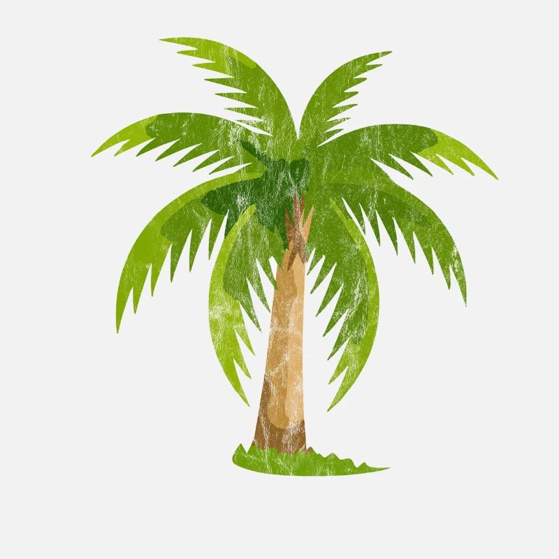 Palm distressed look