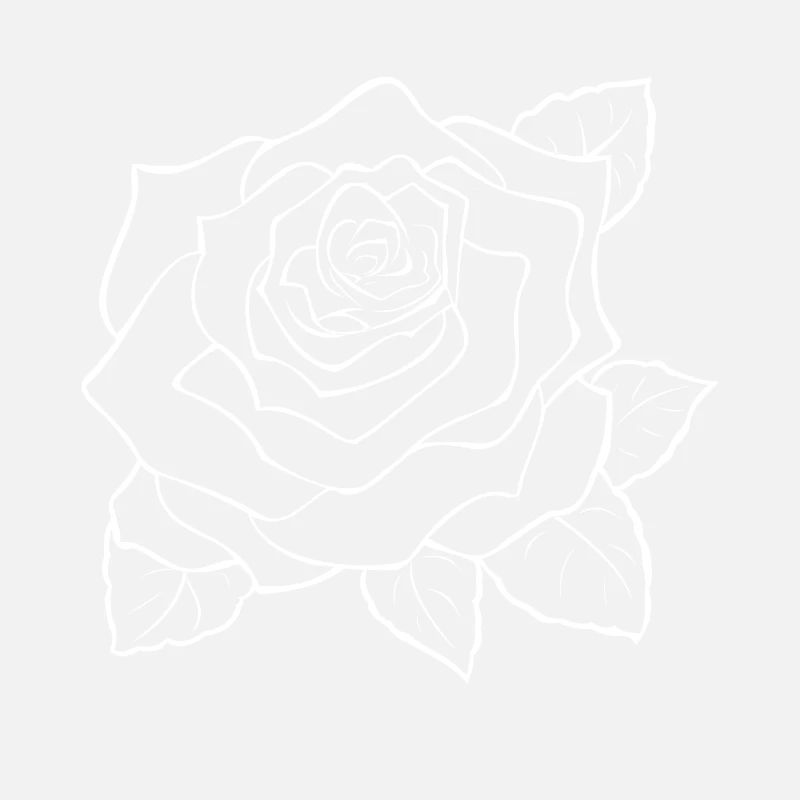 Big white rose