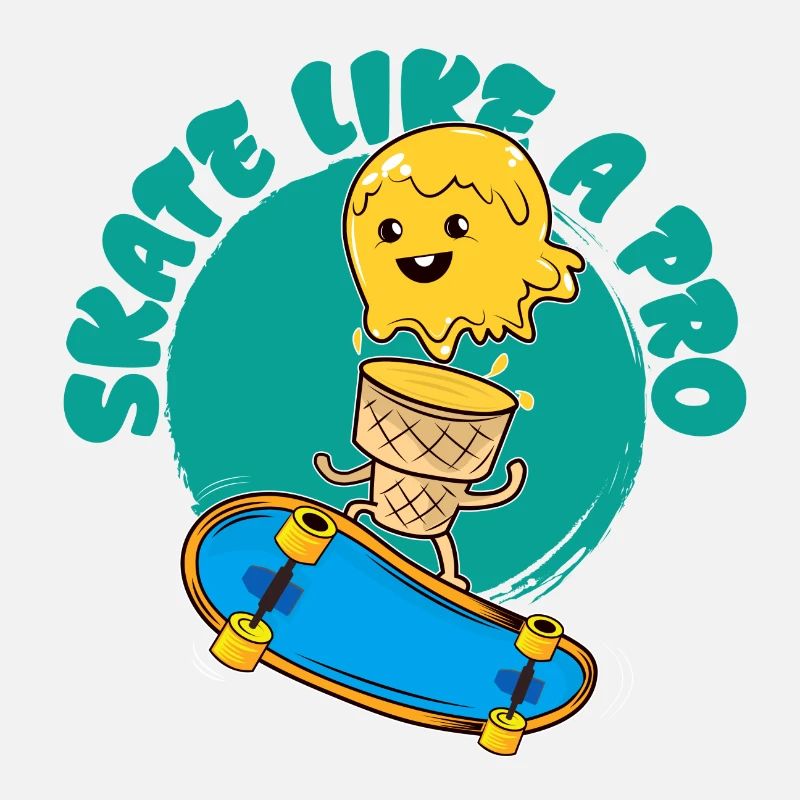 Skateboarder de glace