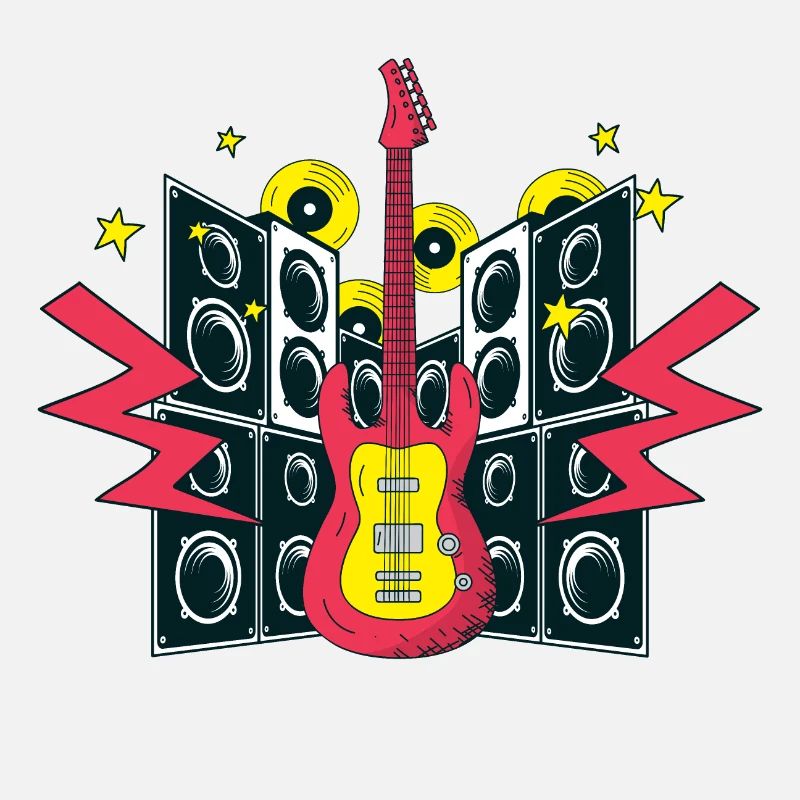 Guitar and Speakers