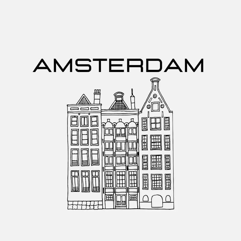 Amsterdam,T-shirt classique