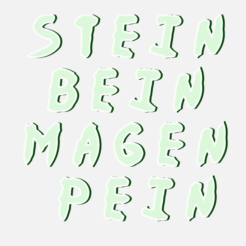 pierre jambe estomac pein