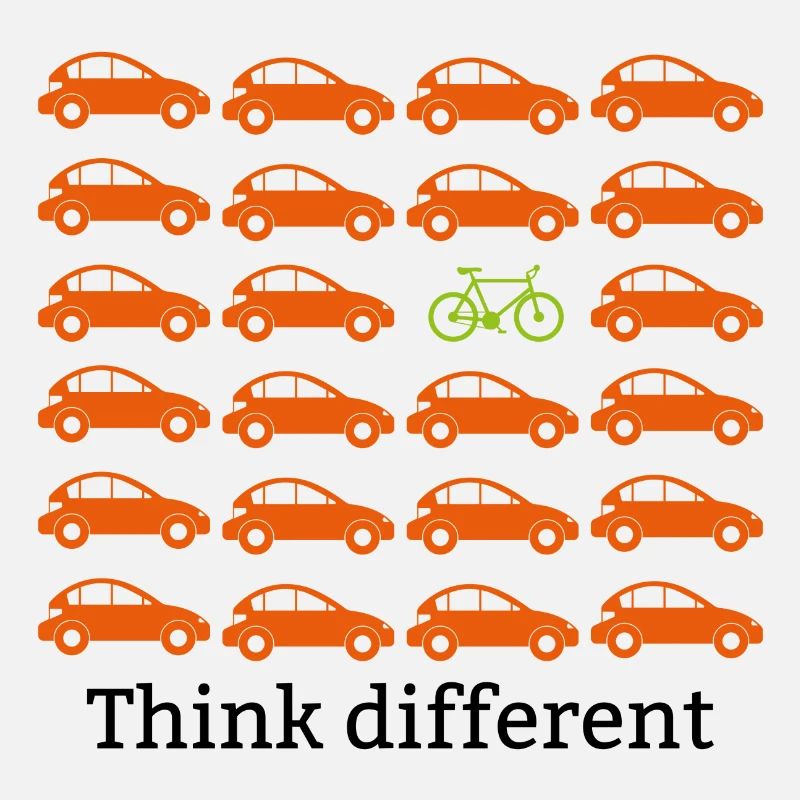Think different cadeau vélo vélo sport
