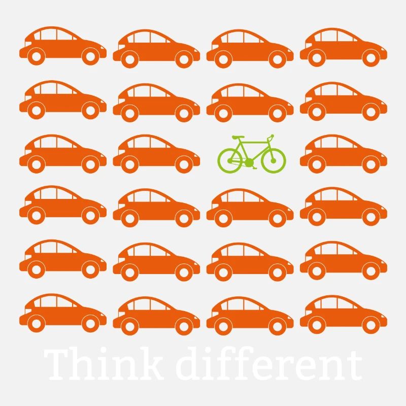 Think different cadeau vélo vélo sport