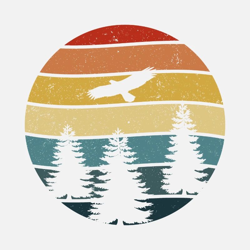 Free as an eagle in nature