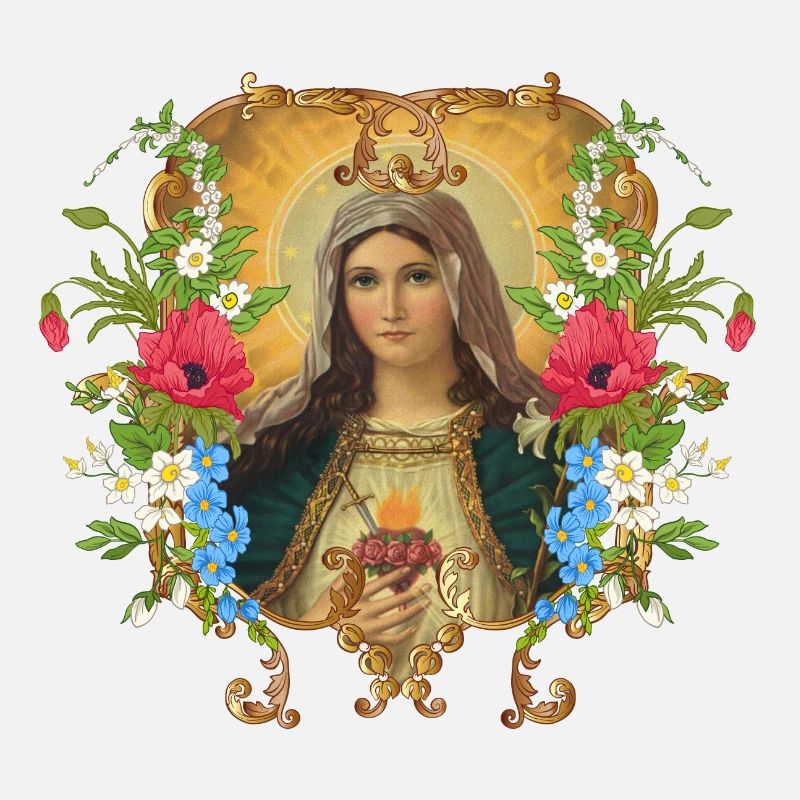 Vierge Marie houx marie