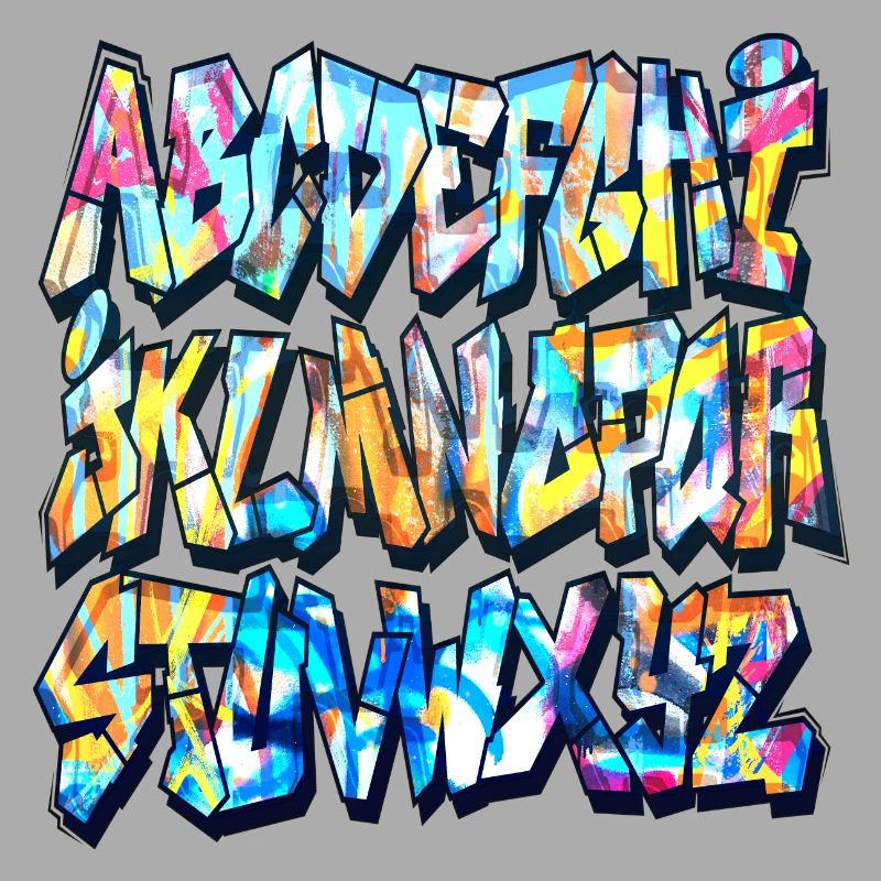 Alphabet graffiti