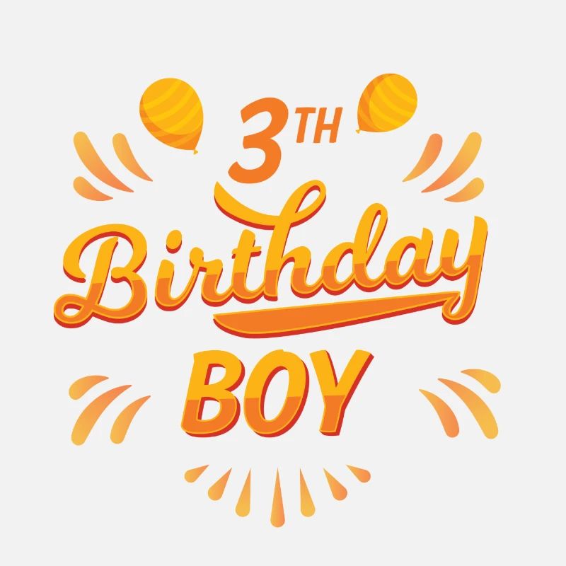 Anniversaire garçon 3ème
