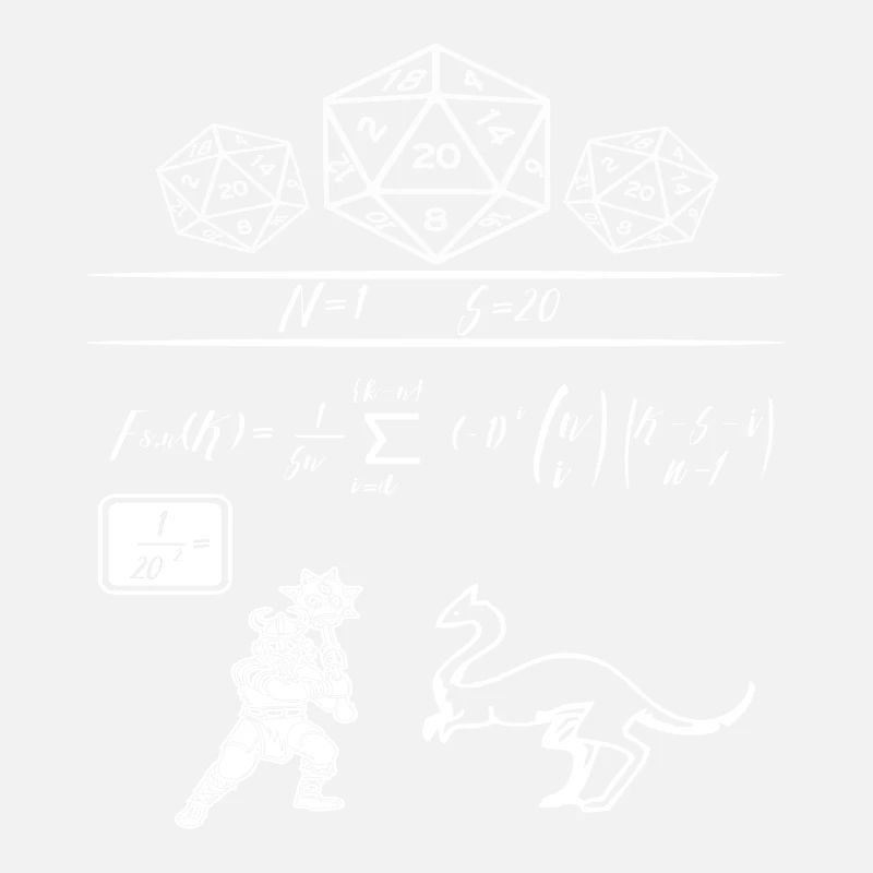 The science of 20 sided dice math lover