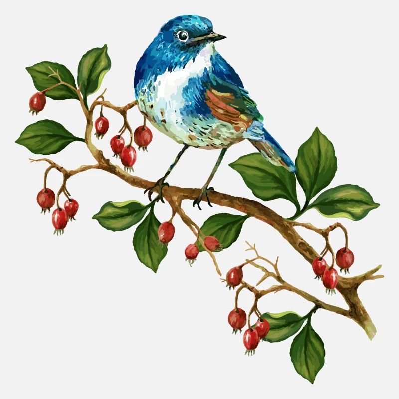 Bunter Vogel