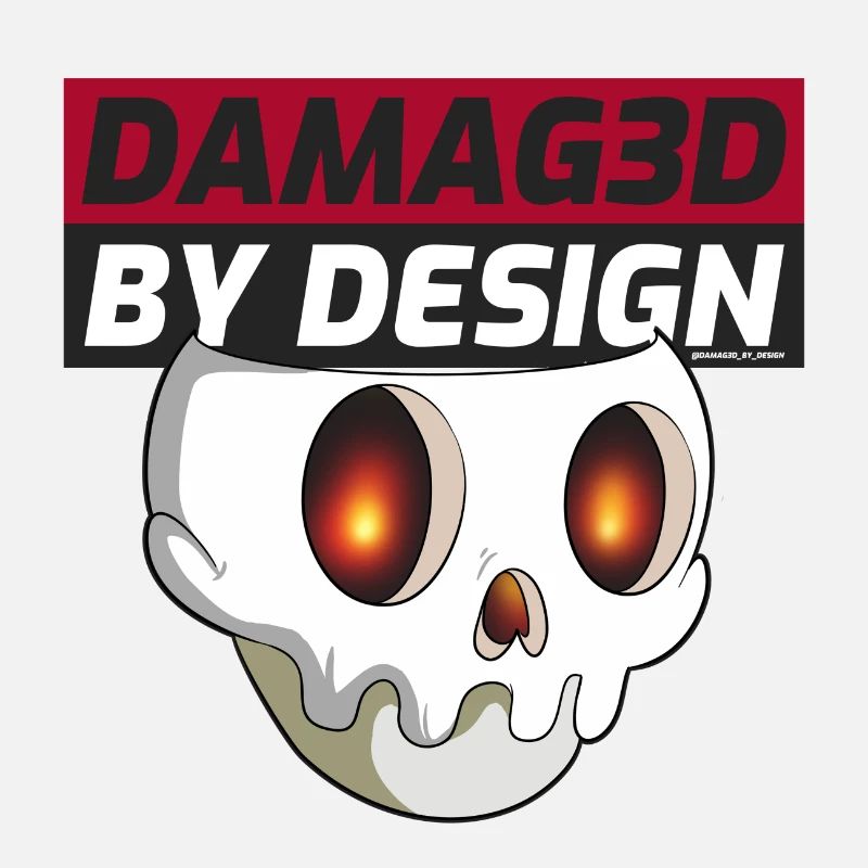 Beschädigt durch Design SKULL