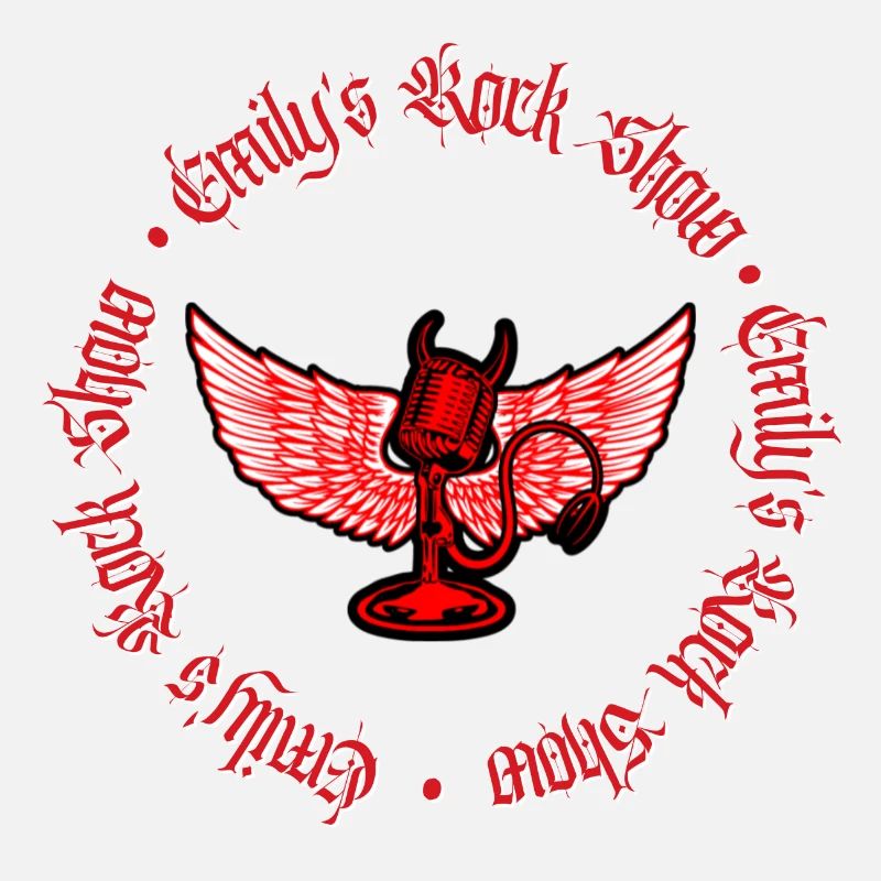 Emily's Rock Show - Rot-Weiß-Text-Logo