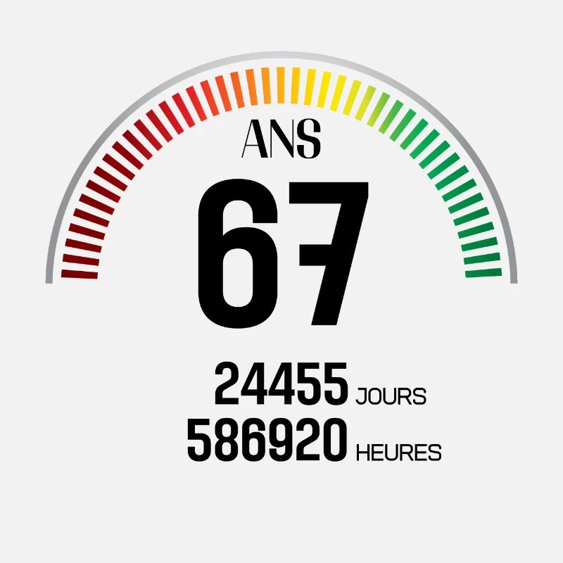 Anniversaire 67 ans Compteur