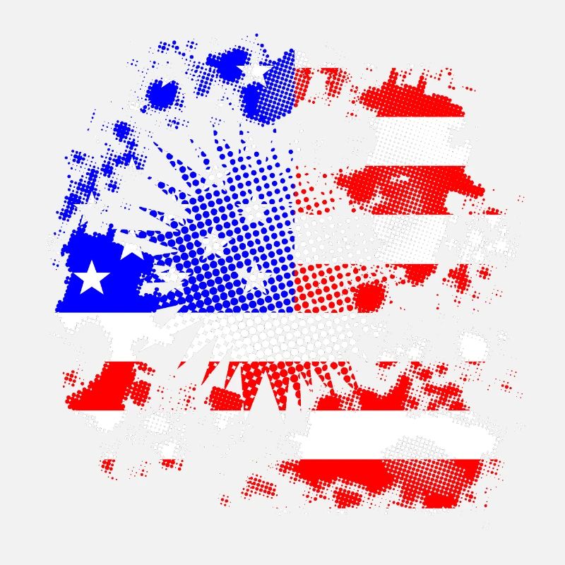 Demi-teinte Grunge USA drapeau Contexte