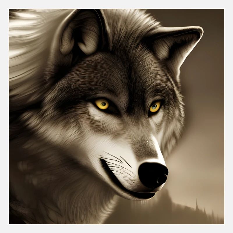 Wolf portrait