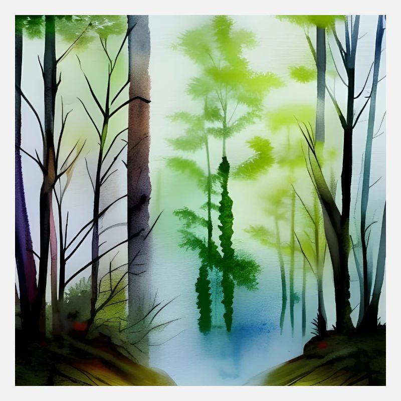 Art de l’image de la forêt