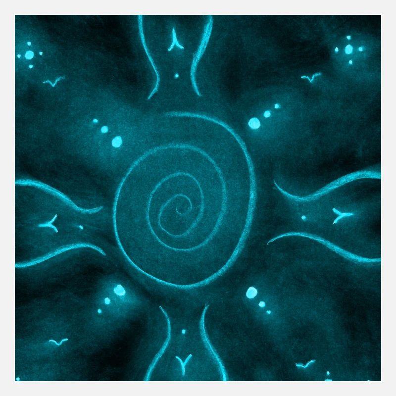 SUNNY MANDALA AZULITO