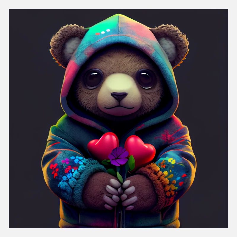 Mignon ours en peluche