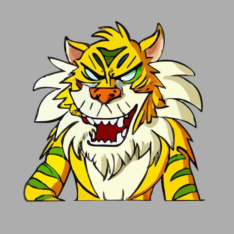 Exe the grumpy tiger