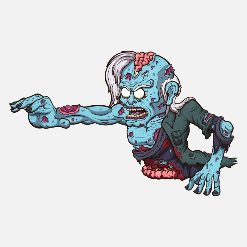 Krabbelnder Zombie