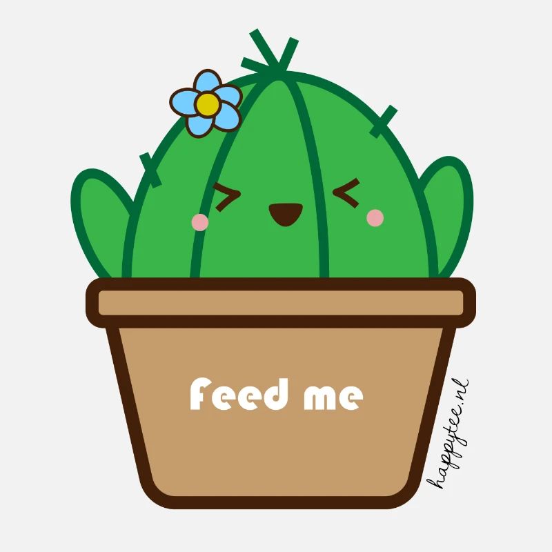 Bébé cactus 'Feed me' à la fleur bleue TM