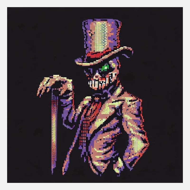 Alien in a suit [pixel art]