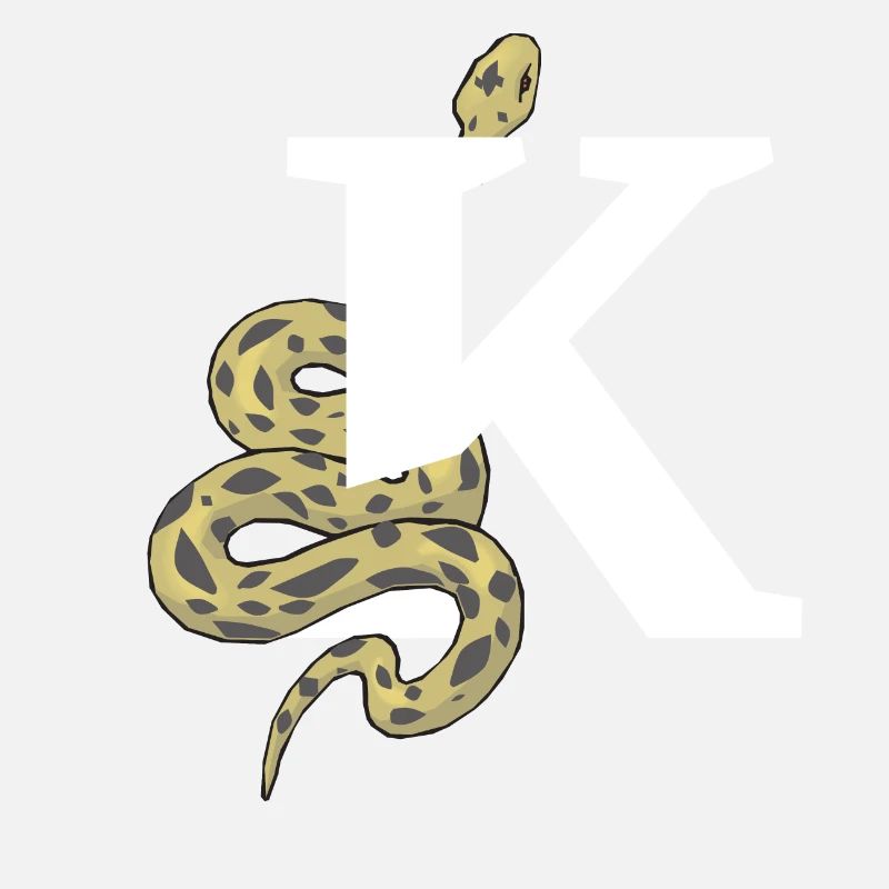 Lettre k serpent