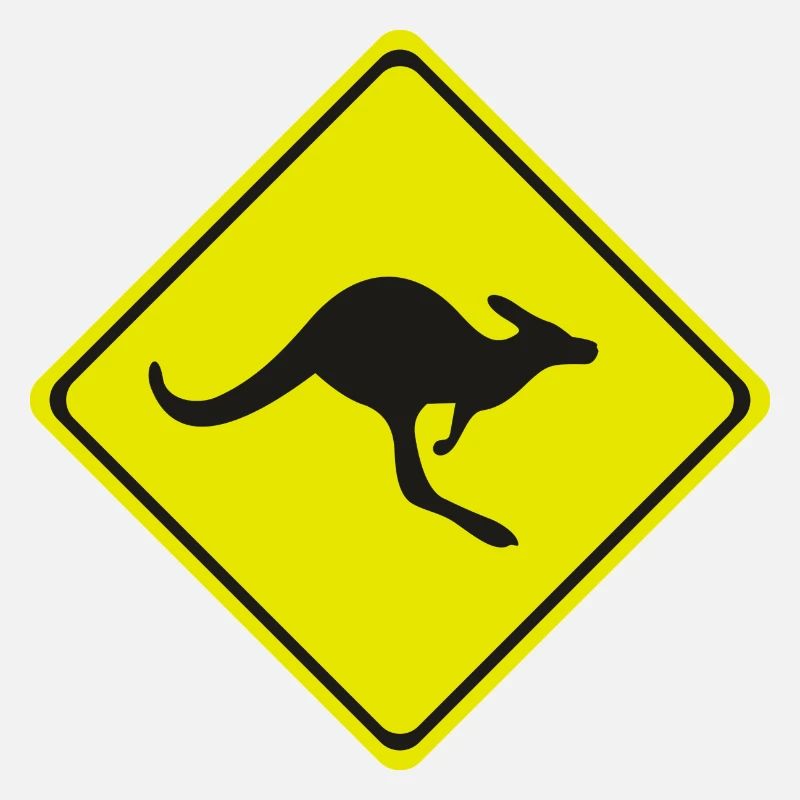 kangaroo crossing