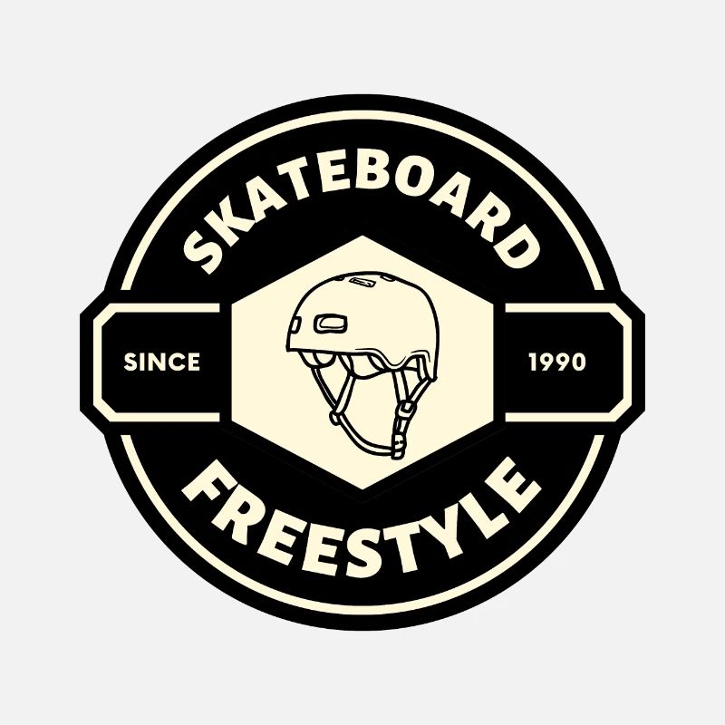 SKATEBOARD FREESTYLE X WHITE HELMET