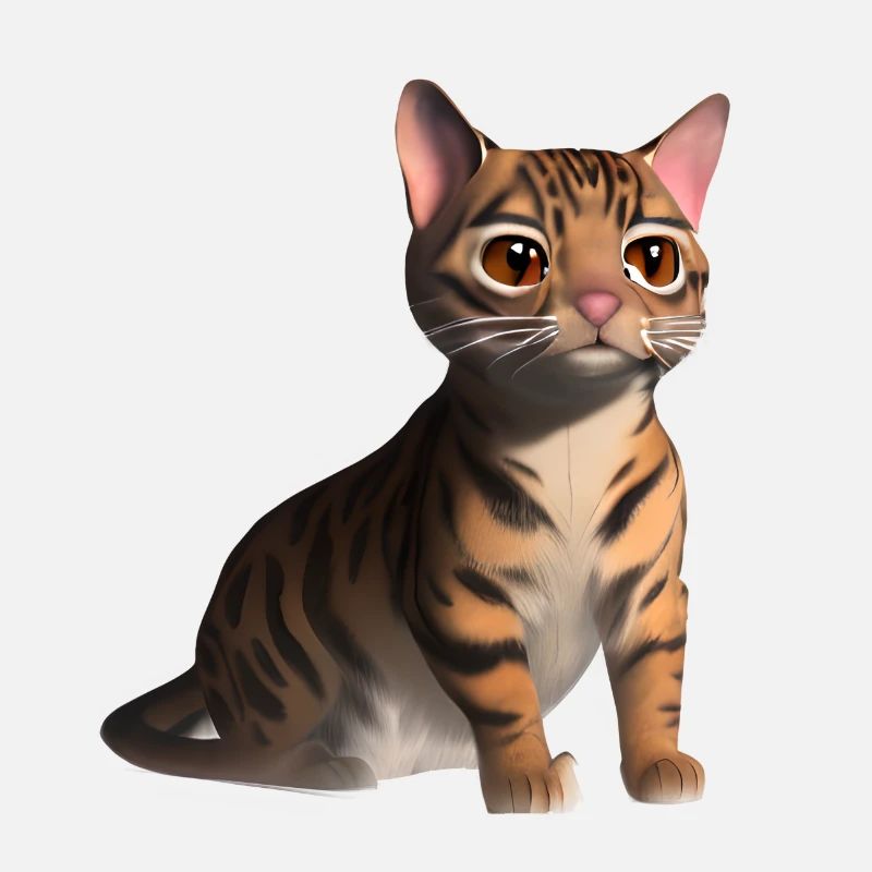 Chaton Propriétaire Chat Bengale Chat Chat chat Tomcat