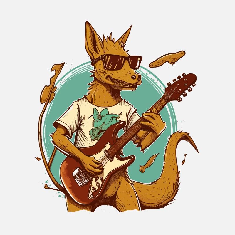 Känguru-Gitarrist