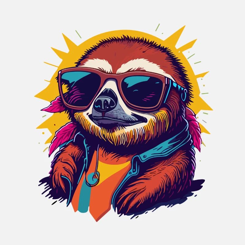 Retro Sloth