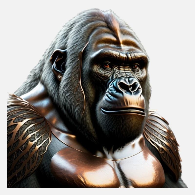 Le gorille de bronze