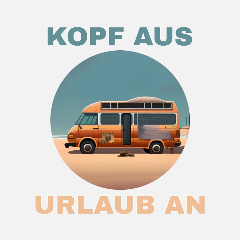 Camping Bus am Strand
