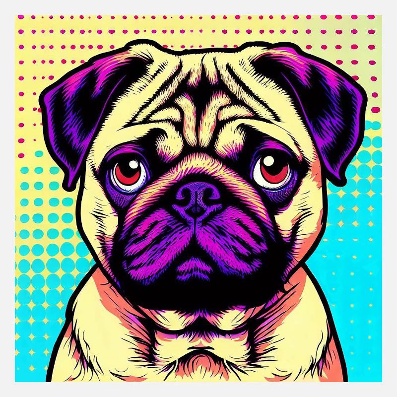 Pug Pop Art