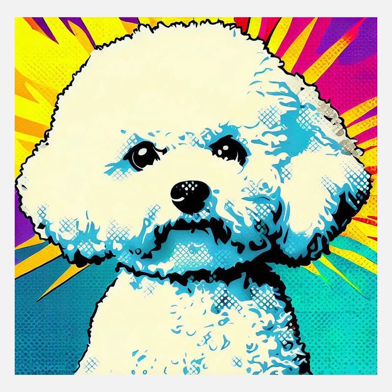 Bichon Frisé Pop art