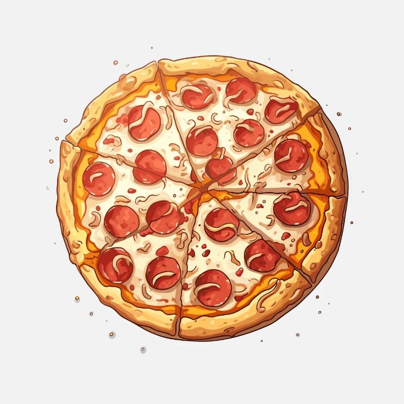 Lecker Salamipizza!
