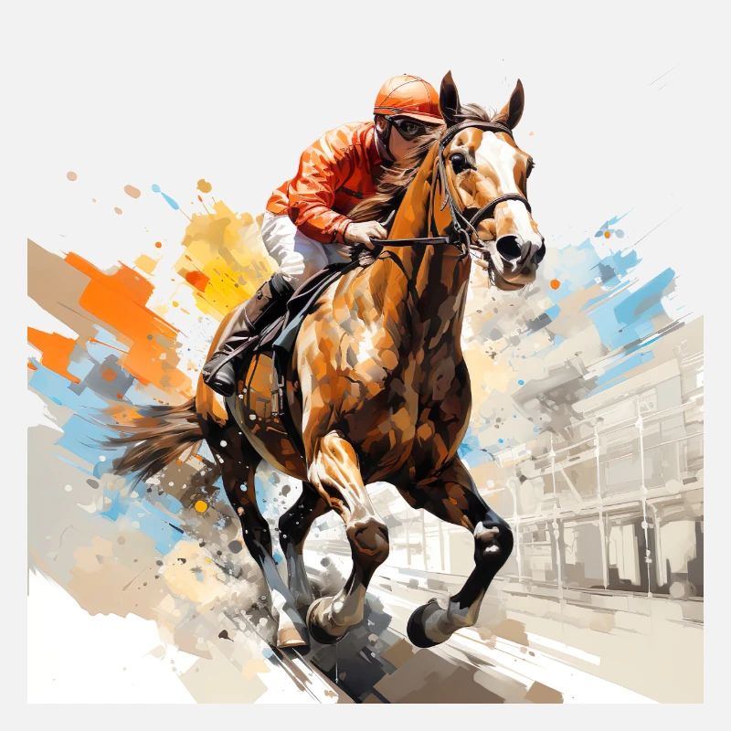 Cheval sur l’hippodrome