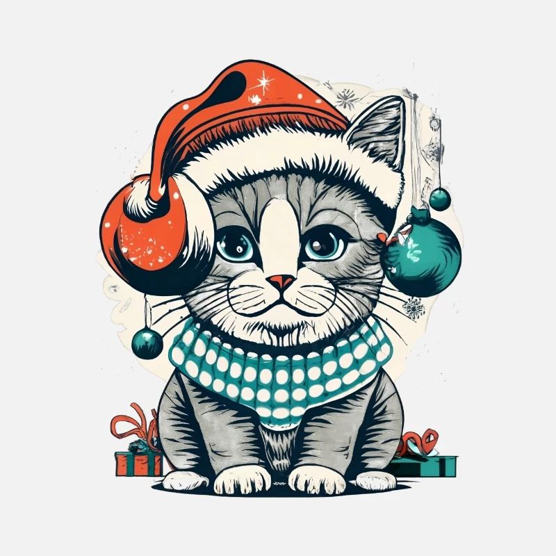 Chat de Noël