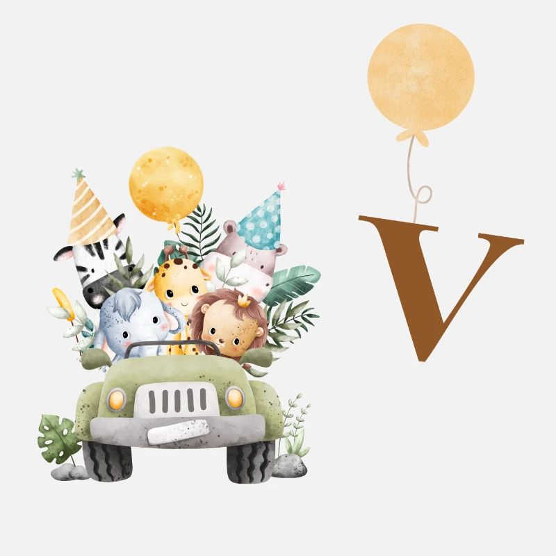 Buchstabe V Safari